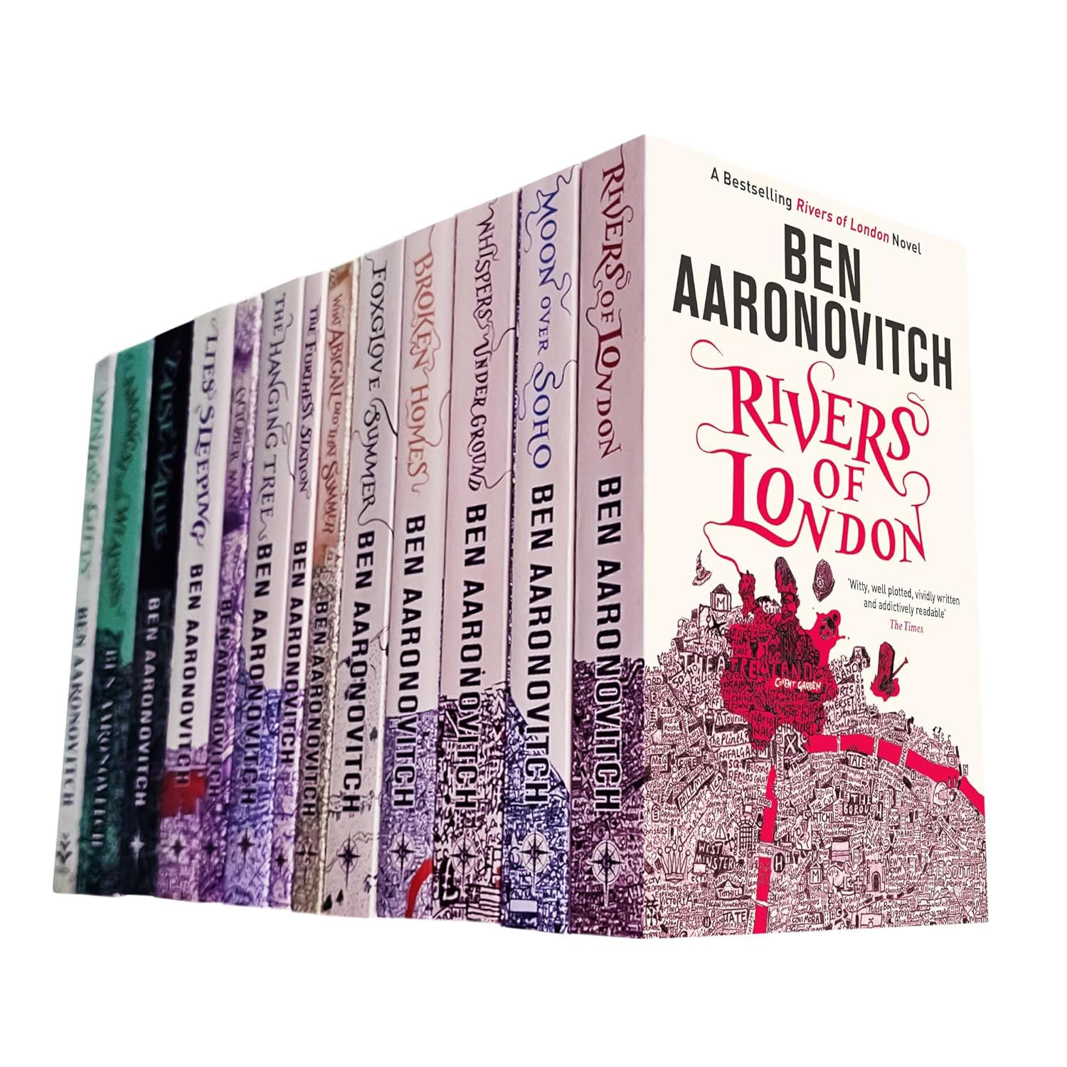 Rivers of London paperback collection set - Peter Grant series covers by Ben Aaronovitch