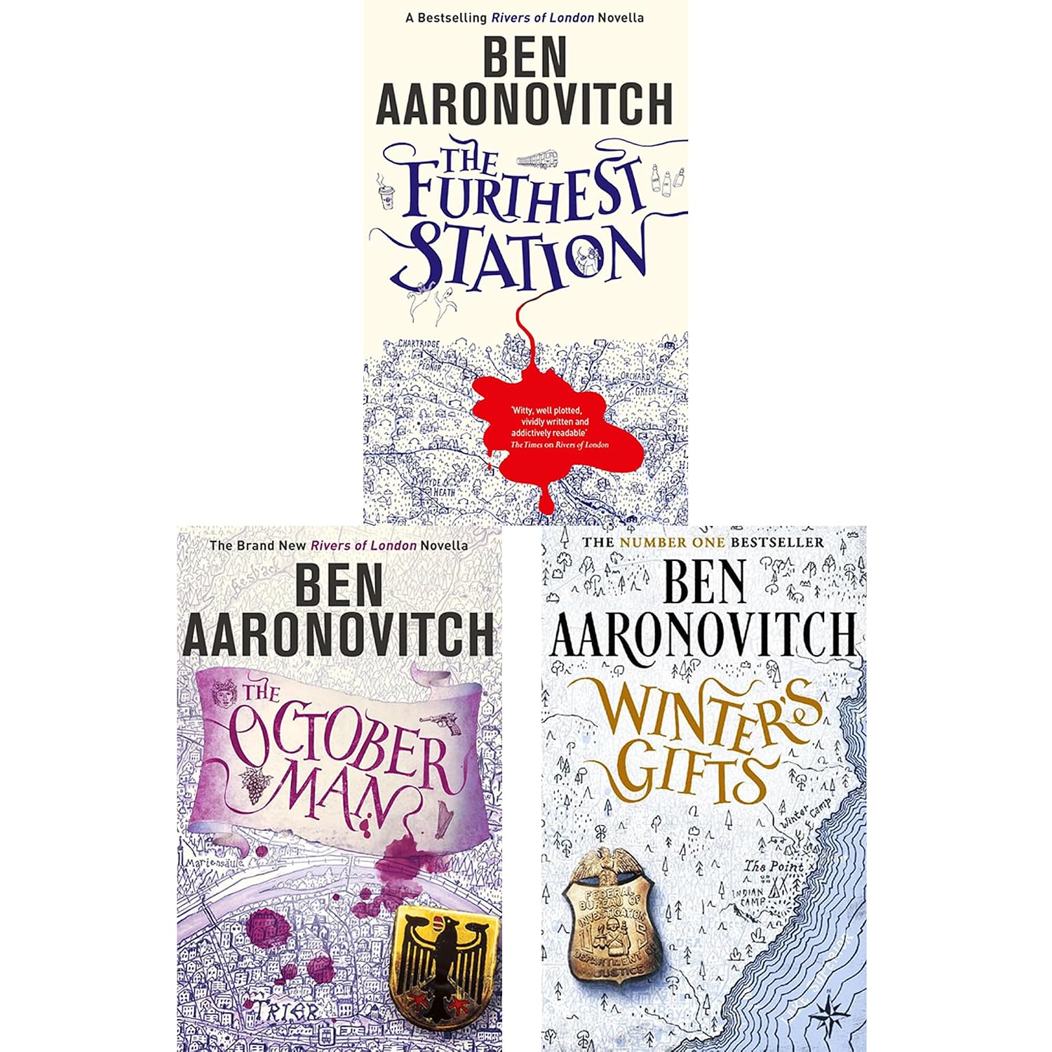 Complete Rivers of London 13 book collection set paperback covers by Ben Aaronovitch