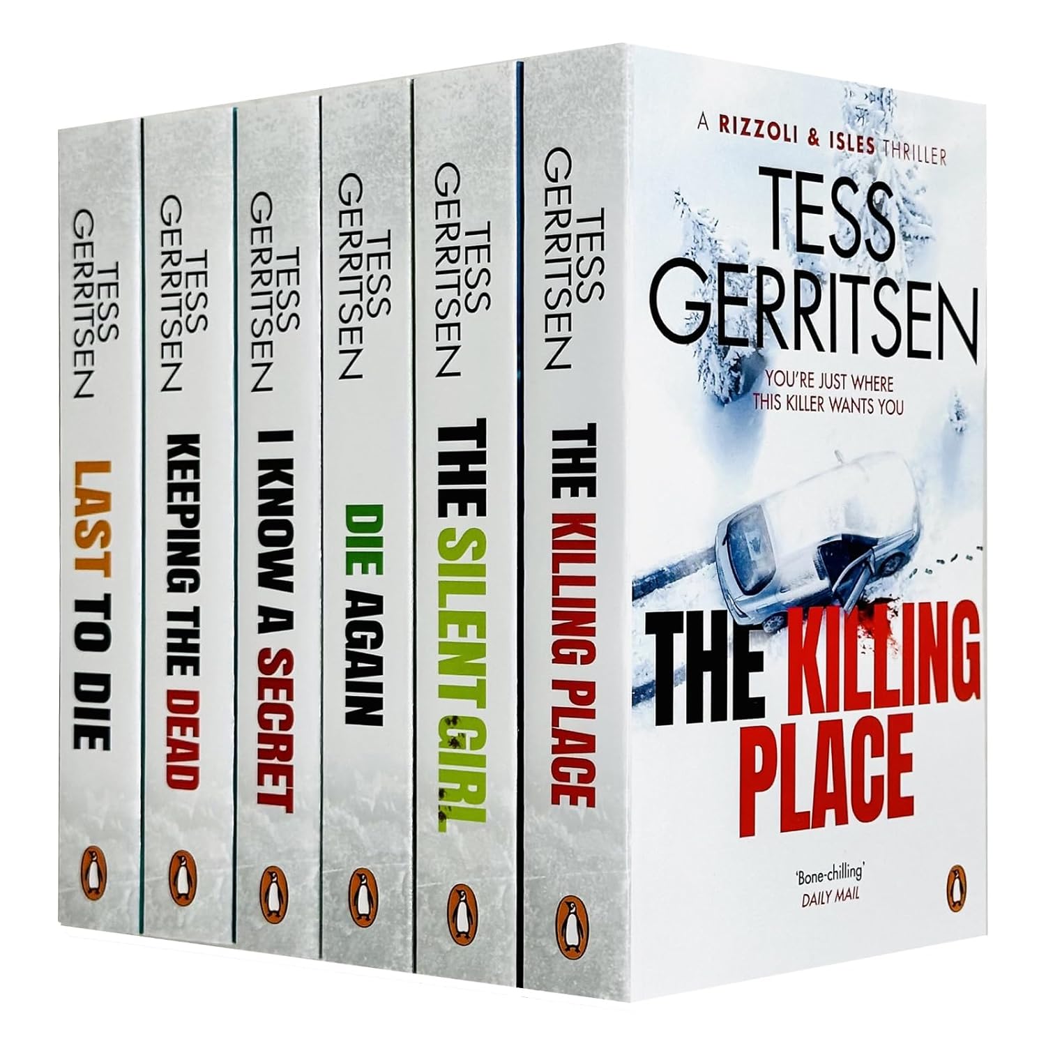 Rizzoli & Isles Series 7-12 by Tess Gerritsen - 6 Books Collection Set, Paperback, including Keeping the Dead and The Killing Place