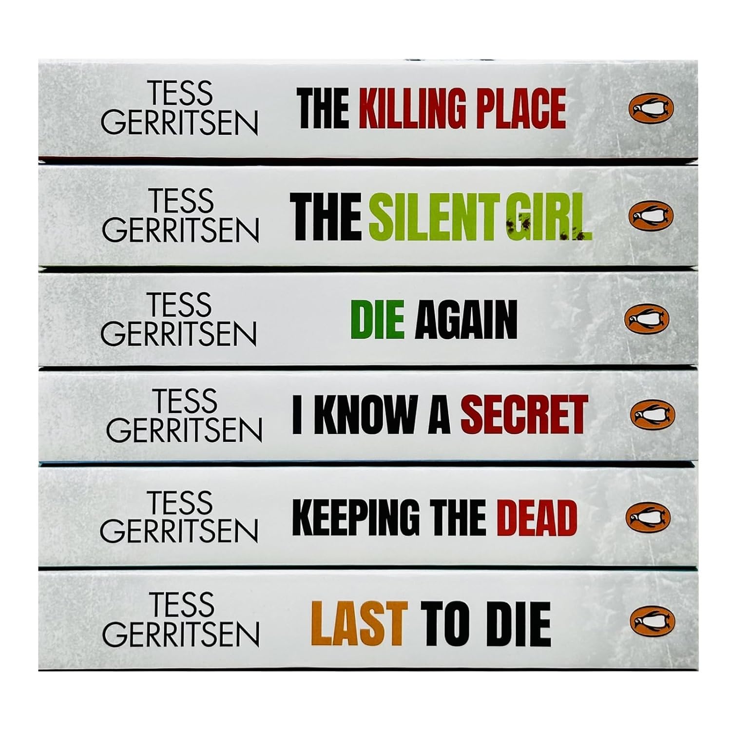 Rizzoli & Isles Series 7-12 by Tess Gerritsen - 6 Books Collection Set, Paperback, close-up of book covers