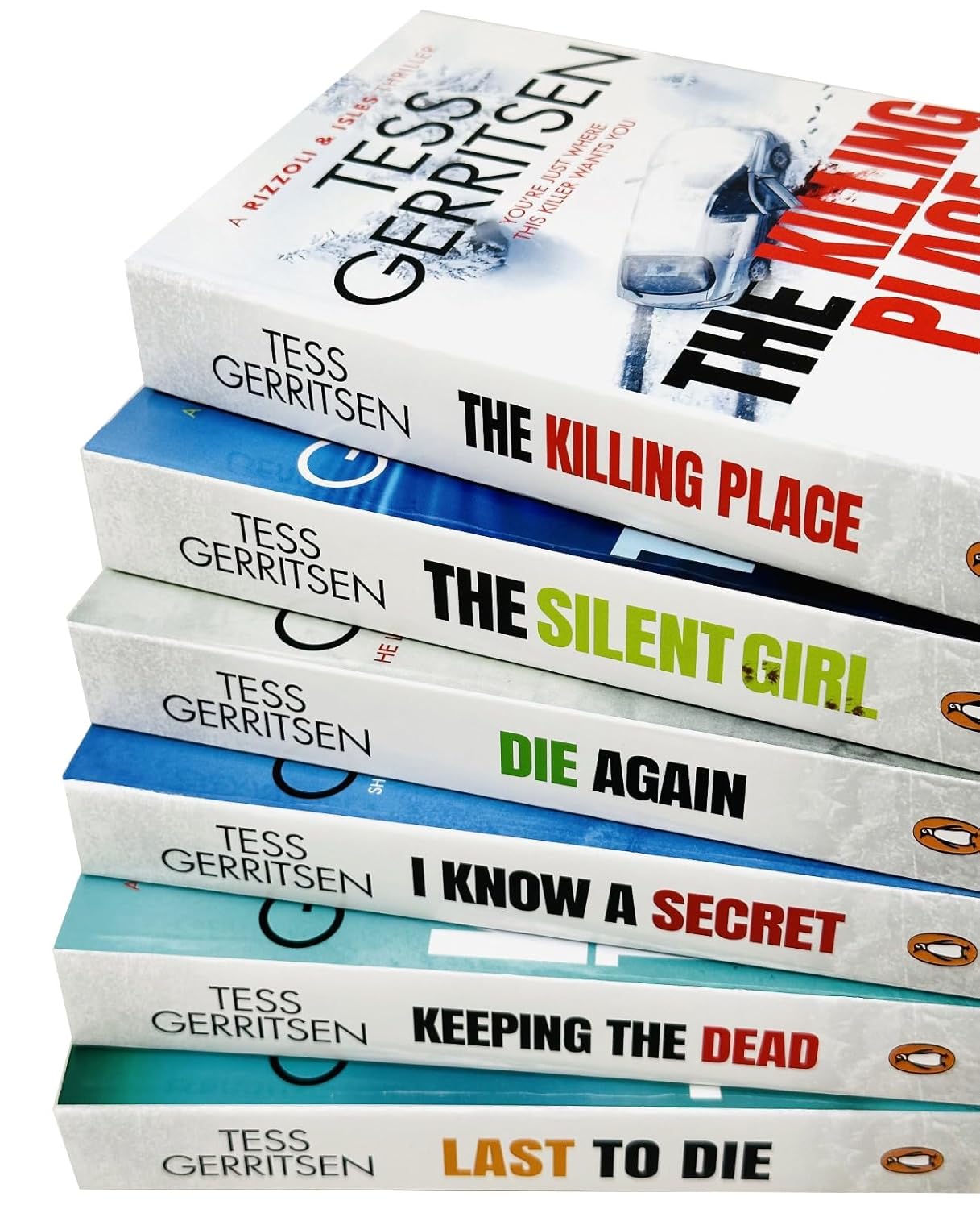 Rizzoli & Isles Series 7-12 by Tess Gerritsen - 6 Books Collection Set, Paperback, full set stacked