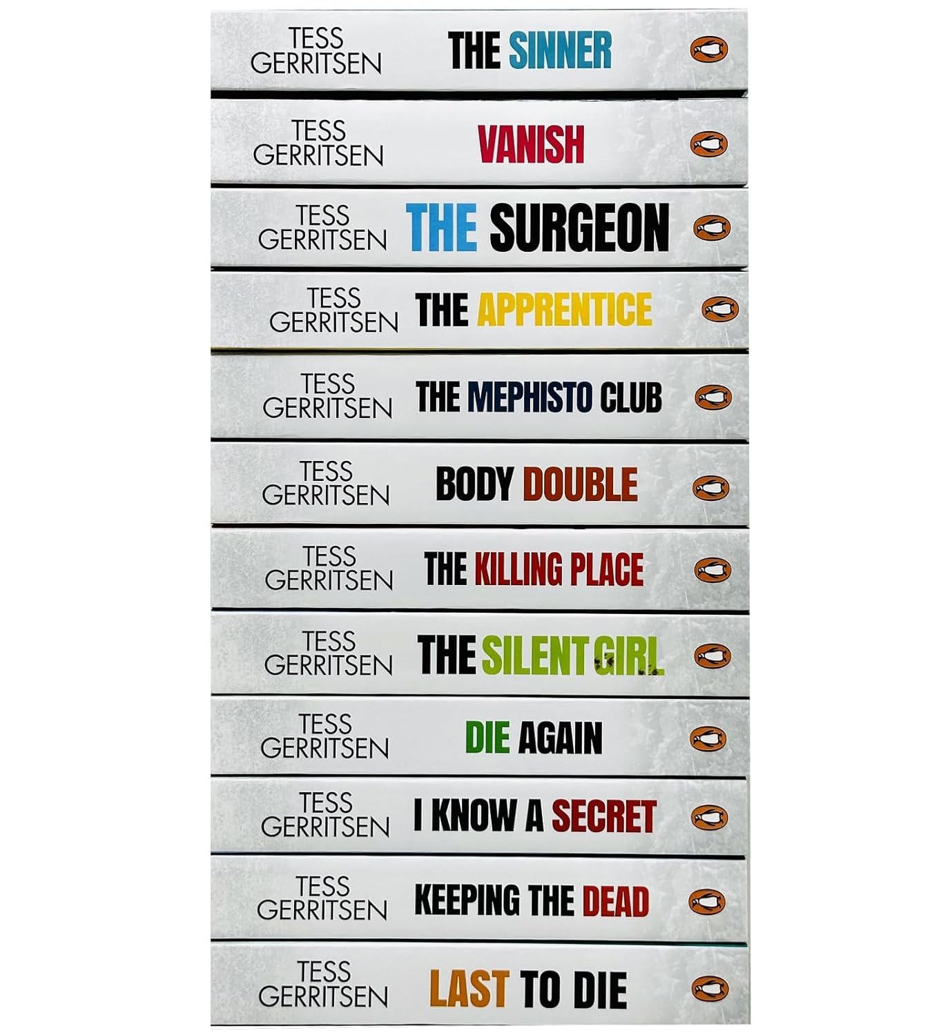 Rizzoli & Isles 12 Books Collection Set by Tess Gerritsen - full paperback book set including The Sinner, Body Double and The Mephisto Club