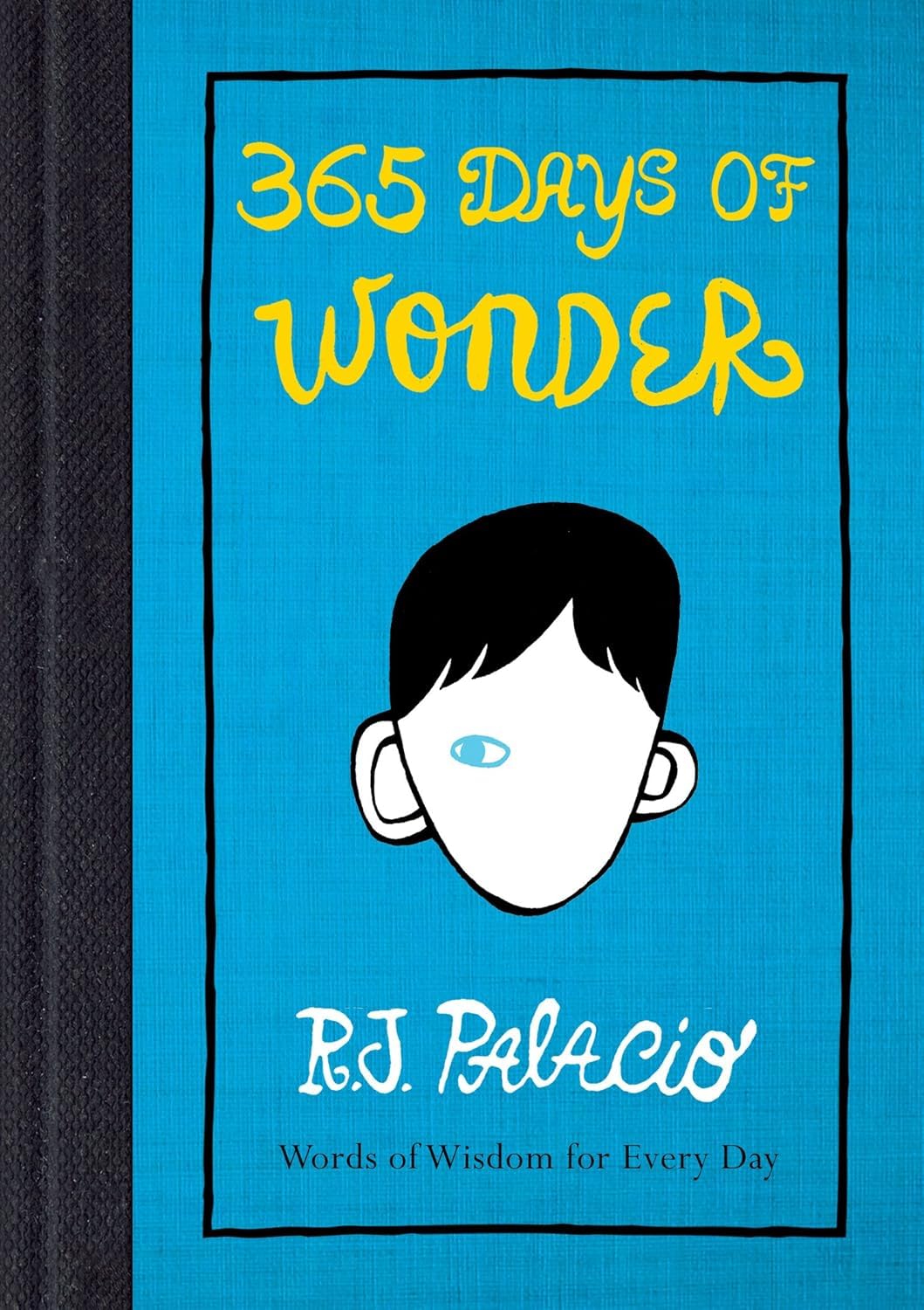 R. J. Palacio 2 book set paperback back covers - 365 Days of Wonder and Auggie & Me, middle grade fiction