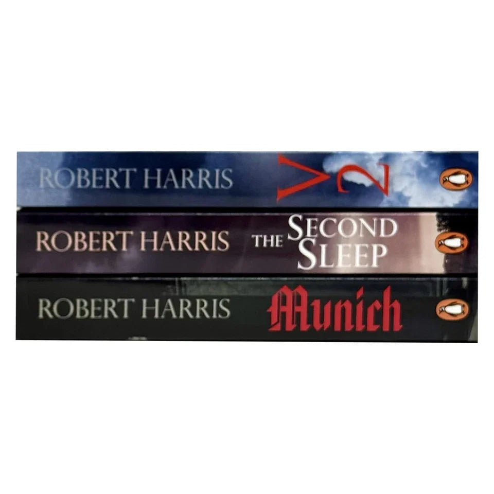 Robert Harris Collection paperback set detail - historical fiction 3 book bundle