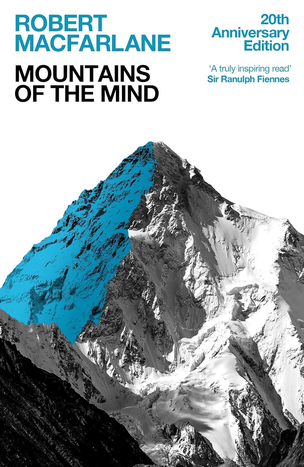Robert Macfarlane paperback book set covers - Mountains of the Mind, The Wild Places, The Old Ways