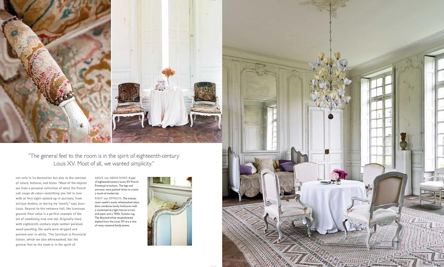 Romantic French Homes hardback book - restored Alpine ski lodge in Megeve