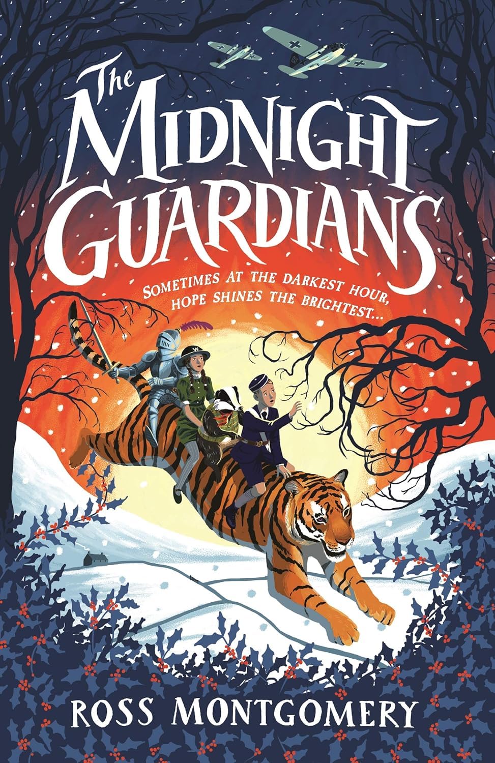 Full paperback set of Ross Montgomery 5 Books Collection including The Midnight Guardians and The Chime Seekers, childrens fiction ages 9-12