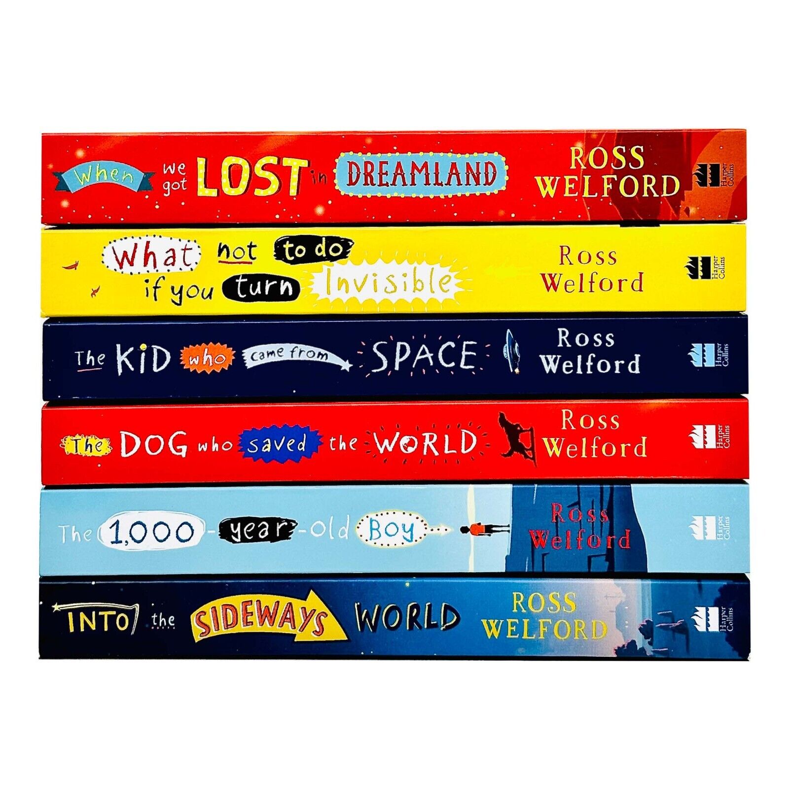 Ross Welford 6 Books Collection Set paperback covers, ages 9-12 middle grade fiction