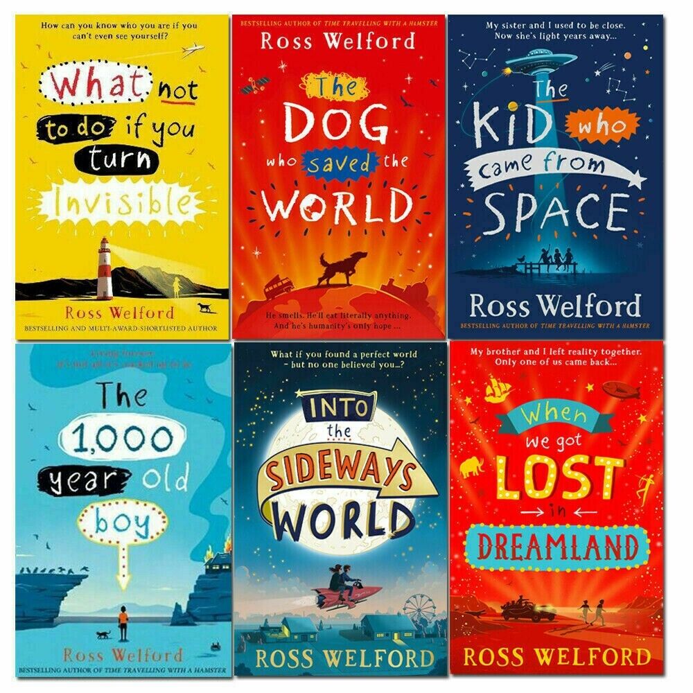 Ross Welford 6 Books Collection Set paperback - When We Got Lost in Dreamland and more