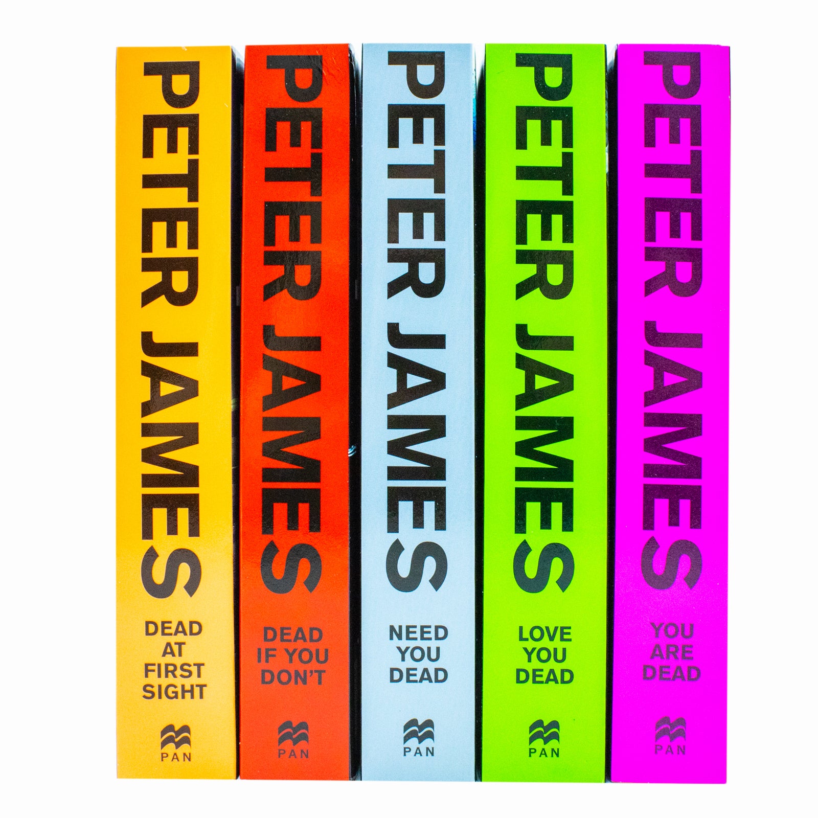 Roy Grace Series Books 11-15 by Peter James - 5 book paperback collection set, spines and covers