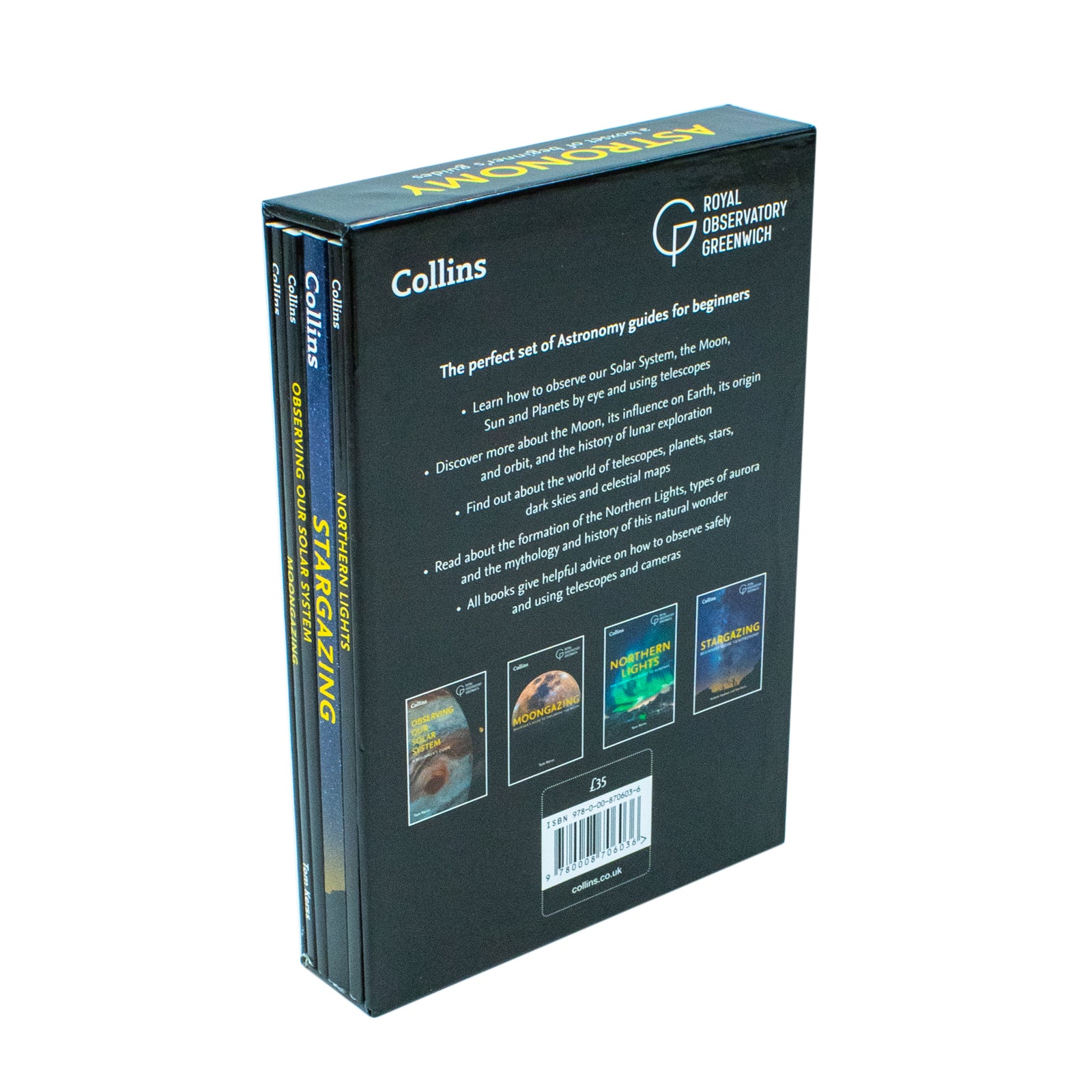 Royal Observatory Greenwich Stargazing Beginners Guide Collection Set - Paperback Astronomy Books