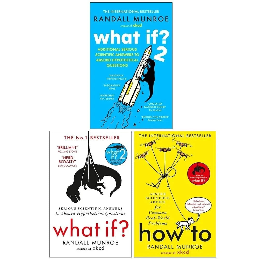 Randall Munroe 3 Books Collection Set - Non Fiction - Paperback - Lets Buy Books