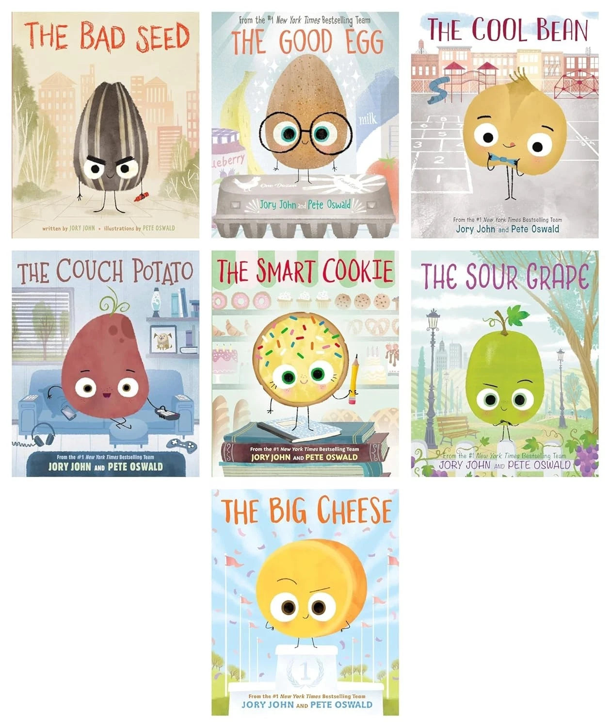 The Food Group Series by Jory John 7 Books Collection Set - Ages 3–7 - Paperback - Lets Buy Books
