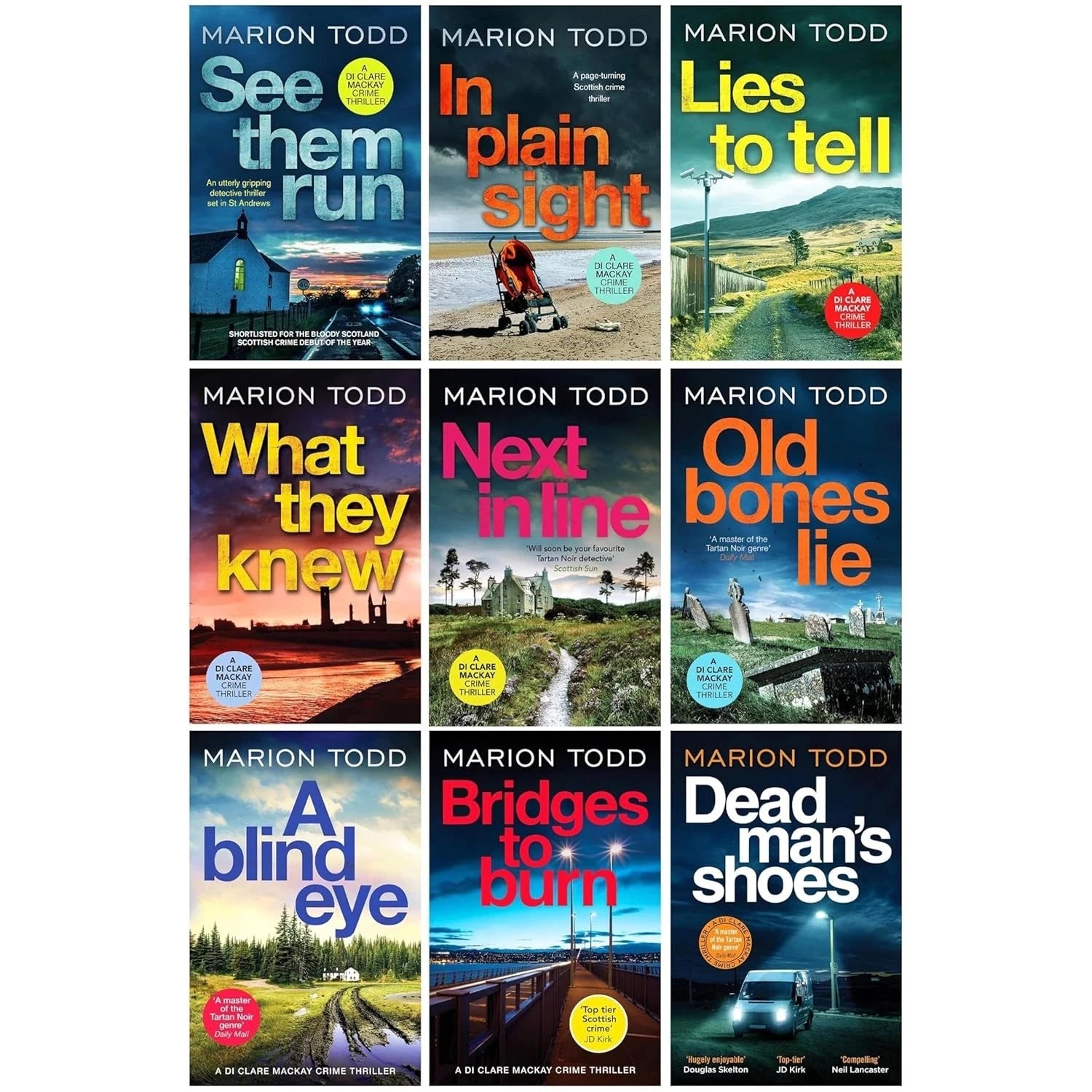 Clare Mackay Series by Marion Todd 9 Books Collection Set - Fiction - Paperback - Lets Buy Books