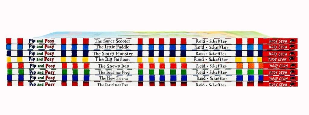 Pip and Posy Series Books 1-8 Collection Set by Axel Scheffler (Christmas Tree, Scary Monster) - Lets Buy Books