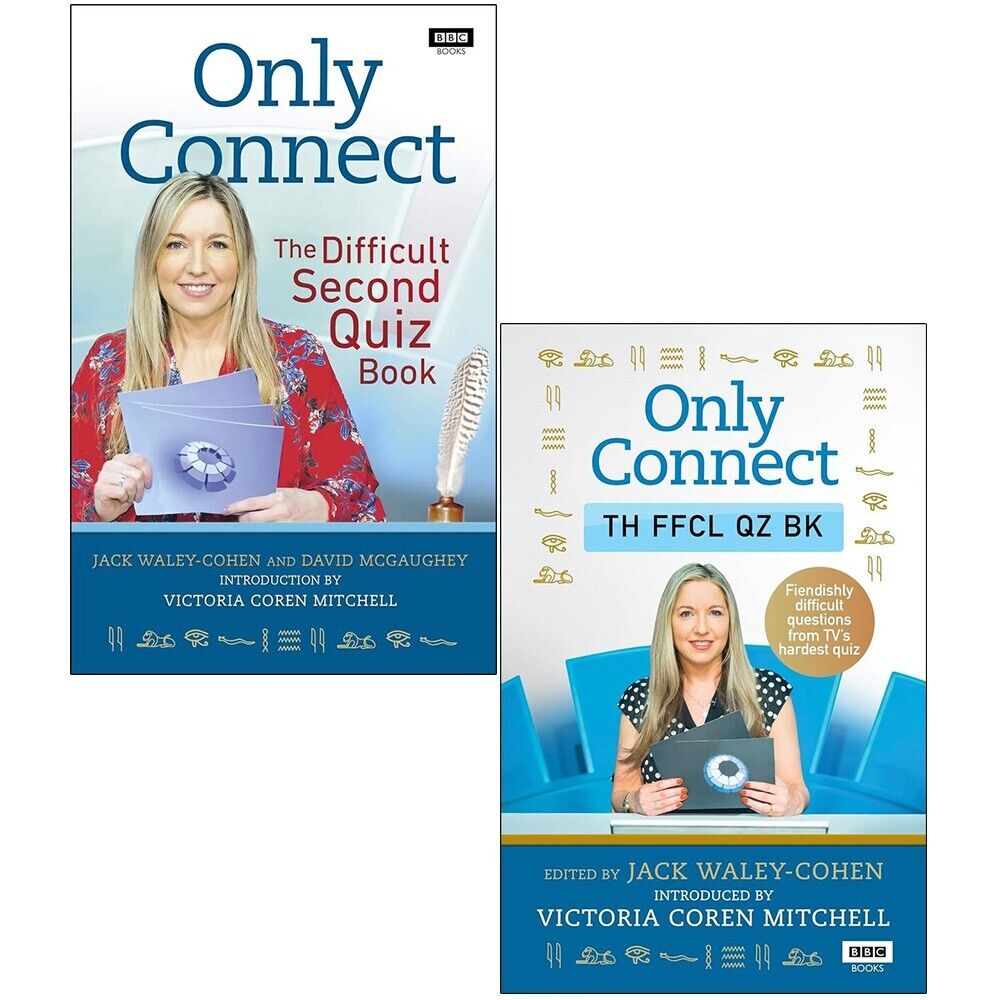 Only Connect Collection 2 Books Set by Jack Waley-Cohen (Official Quiz, Difficult Quiz) - Lets Buy Books