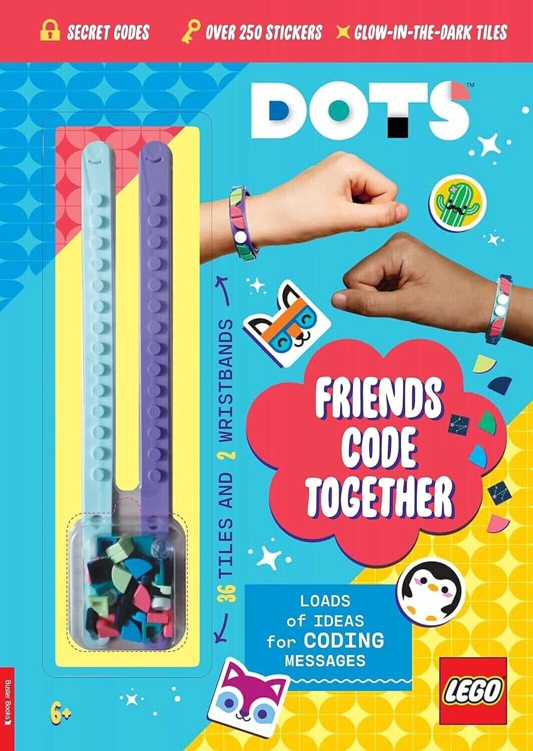 LEGO® DOTS®: Friends Code Together (with stickers, LEGO tiles and two wristbands) - Lets Buy Books