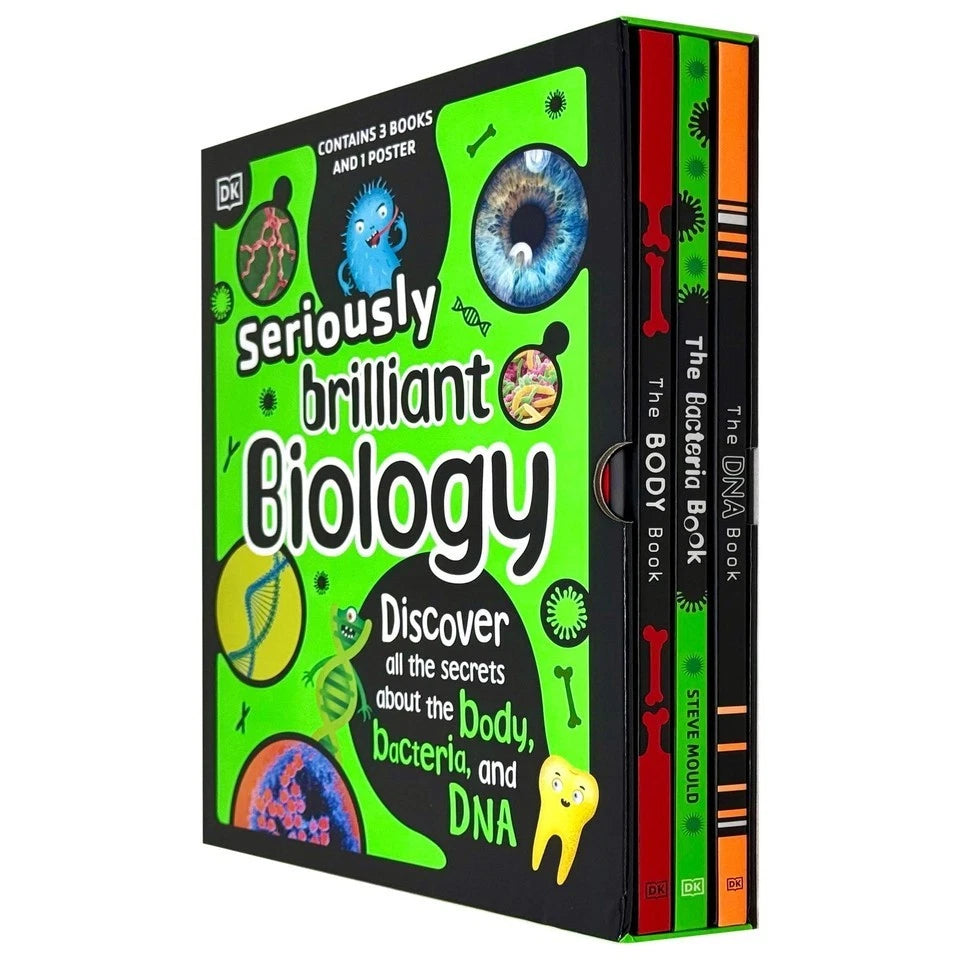 Biology 3 Books Collection Box Set - Ages 5+ - Hardback - Lets Buy Books