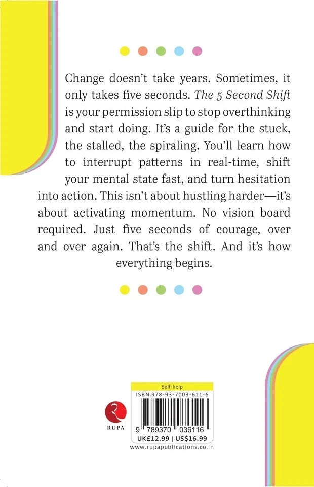 The 5 Second Shift: The Moment Between Hesitation and Movement by Blair Yates - Non Fiction - Paperback - Lets Buy Books