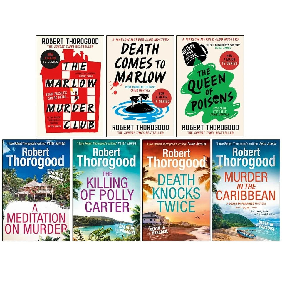 Marlow Murder Club Series by Robert Thorogood 7 Books Collection Set - Fiction - Paperback - Lets Buy Books