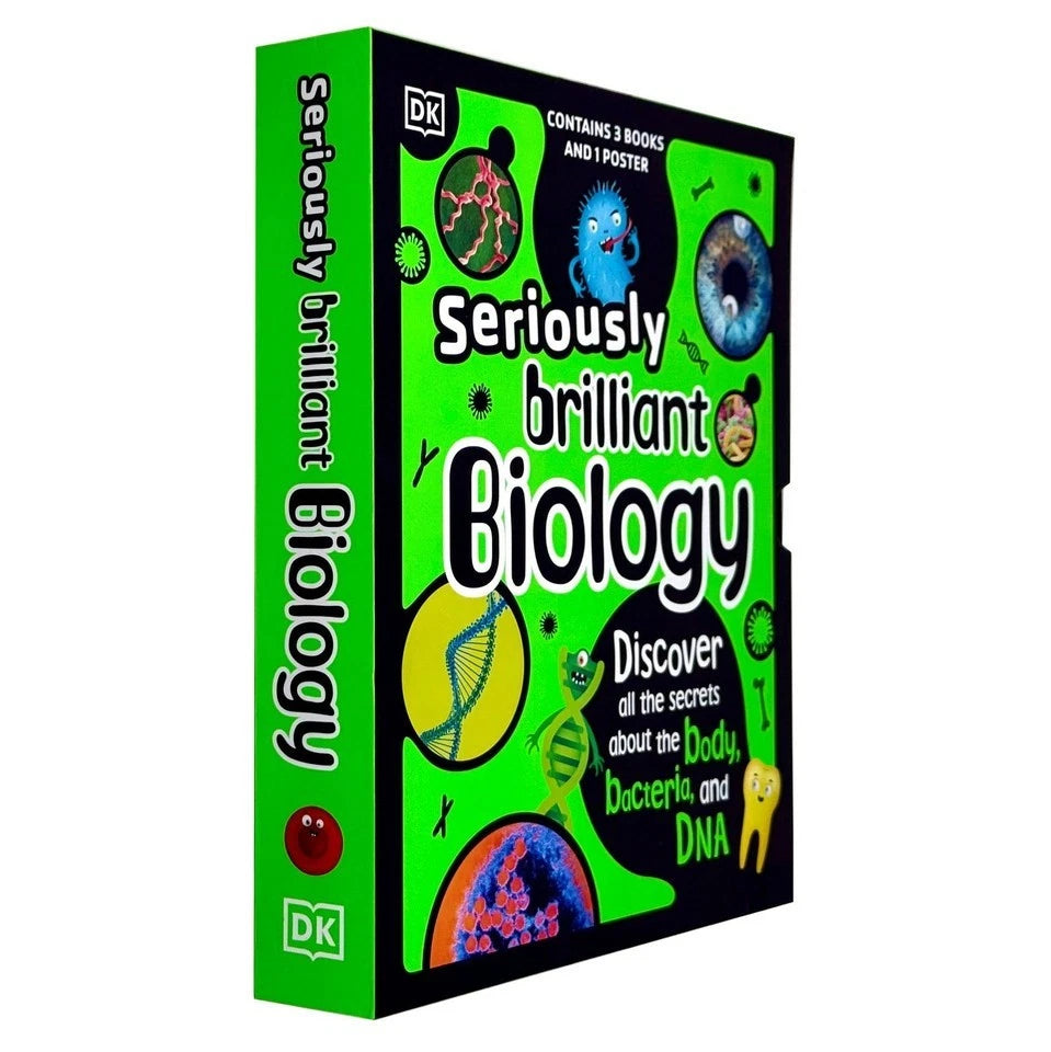 Biology 3 Books Collection Box Set - Ages 5+ - Hardback - Lets Buy Books