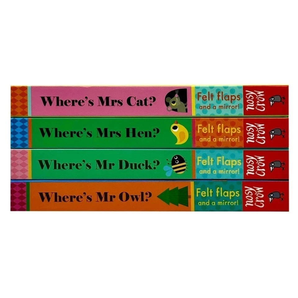 Felt Flaps by Ingela P Arrhenius 4 Books Collection Set-Ages 0-5-Board Book - Lets Buy Books