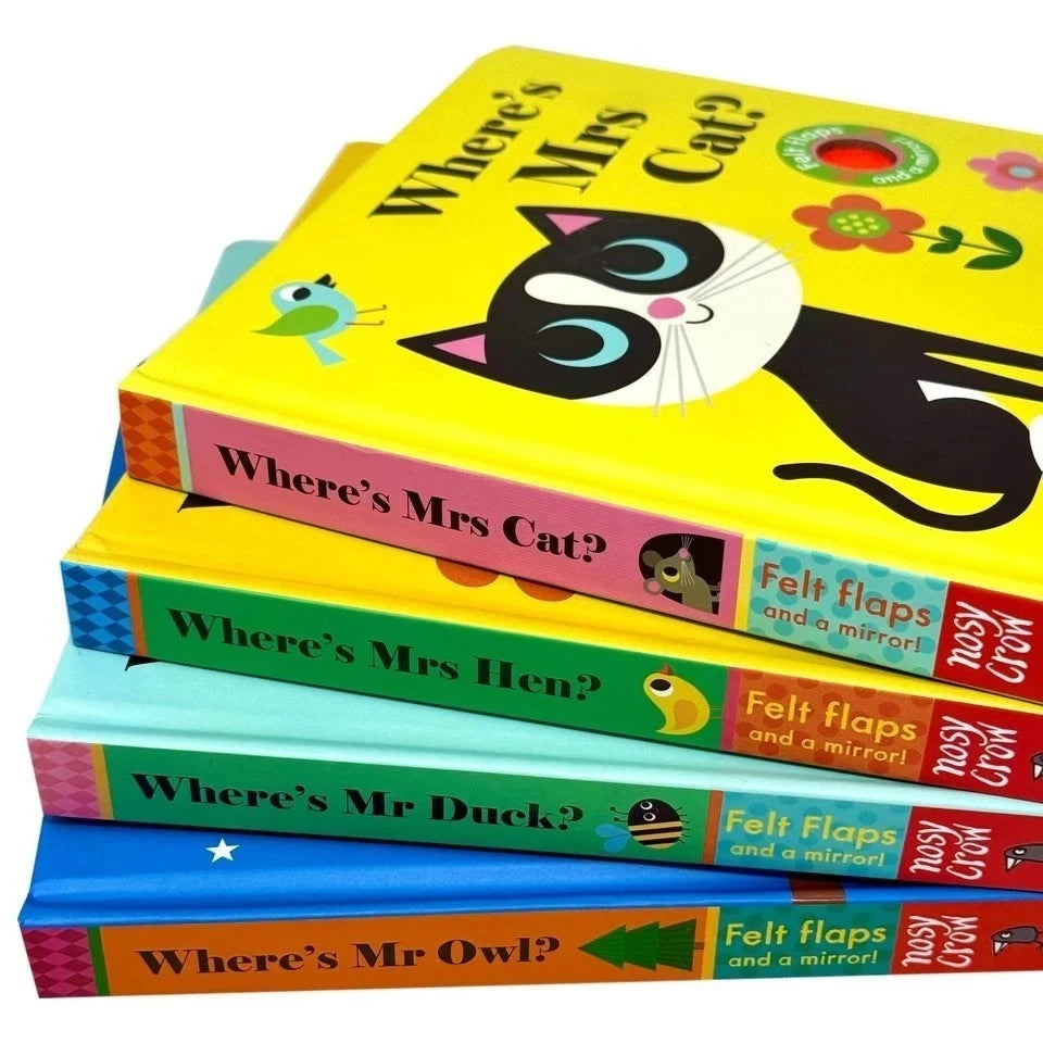 Felt Flaps by Ingela P Arrhenius 4 Books Collection Set-Ages 0-5-Board Book - Lets Buy Books