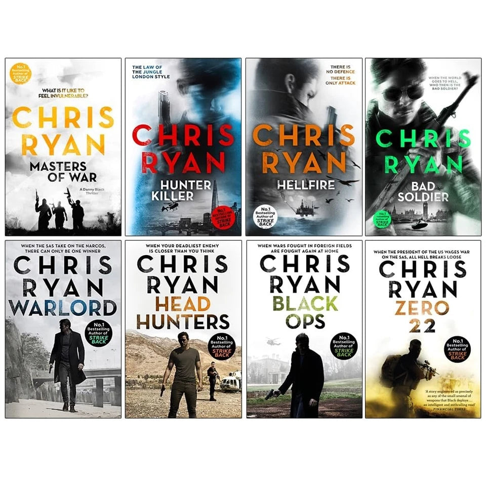 Danny Black Series by Chris Ryan 8 Books Set - Fiction - Paperback - Lets Buy Books