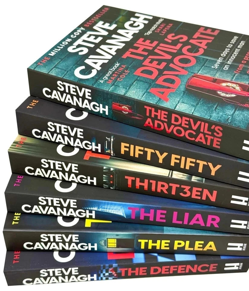 Eddie Flynn Series 6 Books Collection Set by Steve Cavanagh (The Defence, The Plea, The Liar & More) - Lets Buy Books