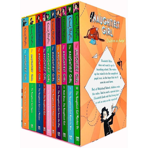 The Enid Blyton Naughtiest Girl School Adventures Books 1-10 Collection Box Set by Enid Blyton
