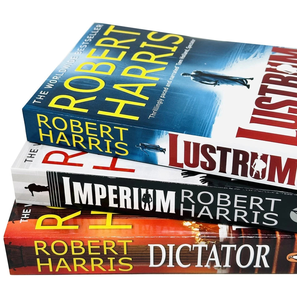 Robert Harris Collection Cicero Trilogy Series 3 Books Set Dictator, Lustrum, Imperium - Lets Buy Books