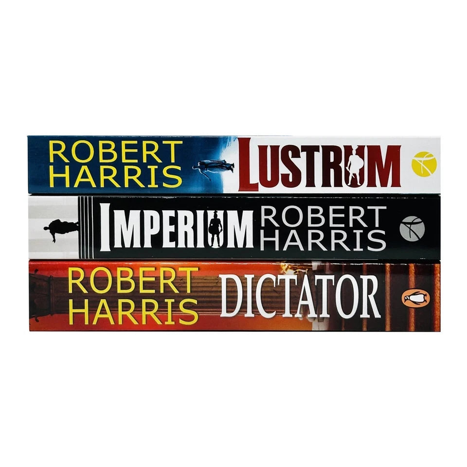 Robert Harris Collection Cicero Trilogy Series 3 Books Set Dictator, Lustrum, Imperium - Lets Buy Books