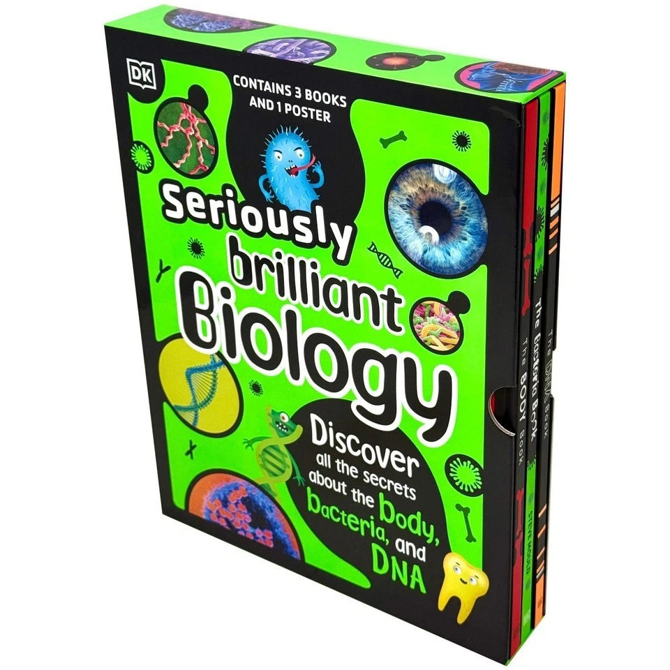 Biology 3 Books Collection Box Set - Ages 5+ - Hardback - Lets Buy Books