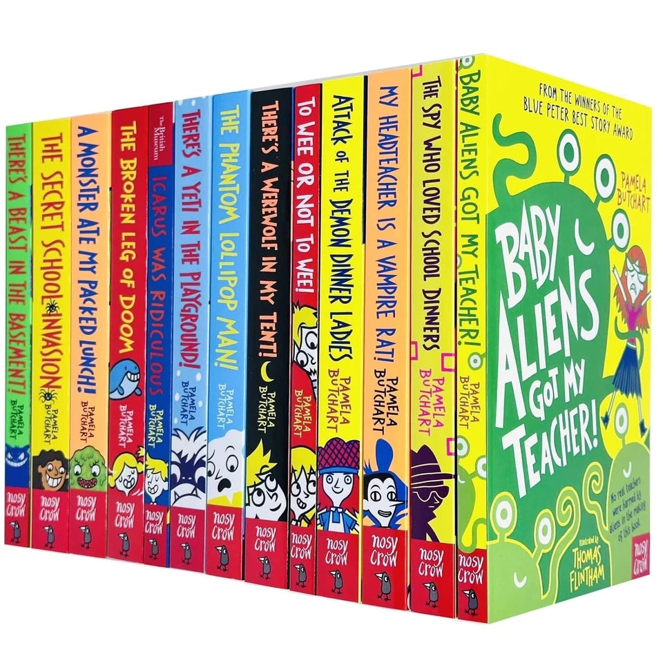 Baby Aliens Series Collection 13 Books Set By Pamela Butchart Spy, My Headteacher, Icarus Was Ridiculous - Lets Buy Books