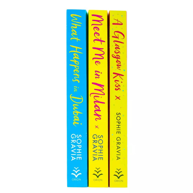 Sophie Gravia 3 Books Collection Set (A Glasgow Kiss, What Happens in Dubai & Meet Me in Milan) - Lets Buy Books