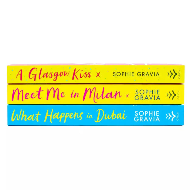 Sophie Gravia 3 Books Collection Set (A Glasgow Kiss, What Happens in Dubai & Meet Me in Milan) - Lets Buy Books