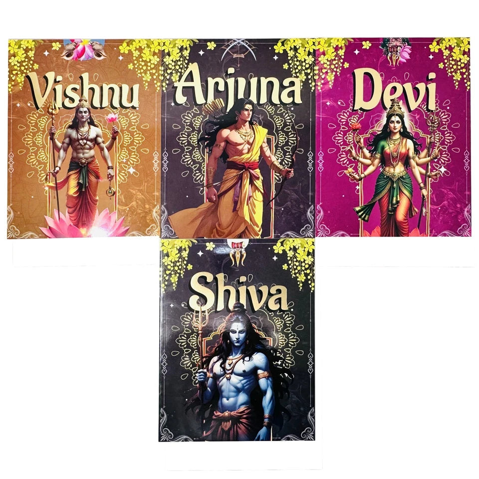 Hindu Mythology for Kids – Illustrated Box Set of 10 Books Stories by Moonstone Paperback - Lets Buy Books