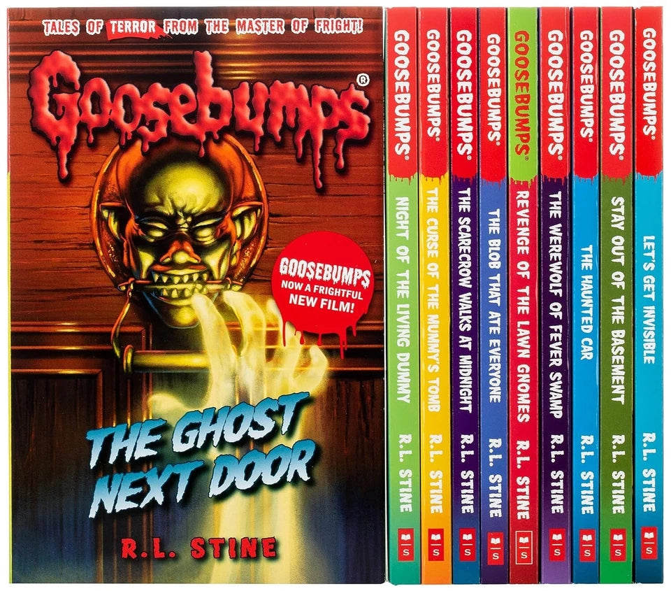 Goosebumps The Classic Series 10 Books Collection (Set 1) by R. L. Stine Haunted Car, Werewolf of Fever Swamp - Lets Buy Books
