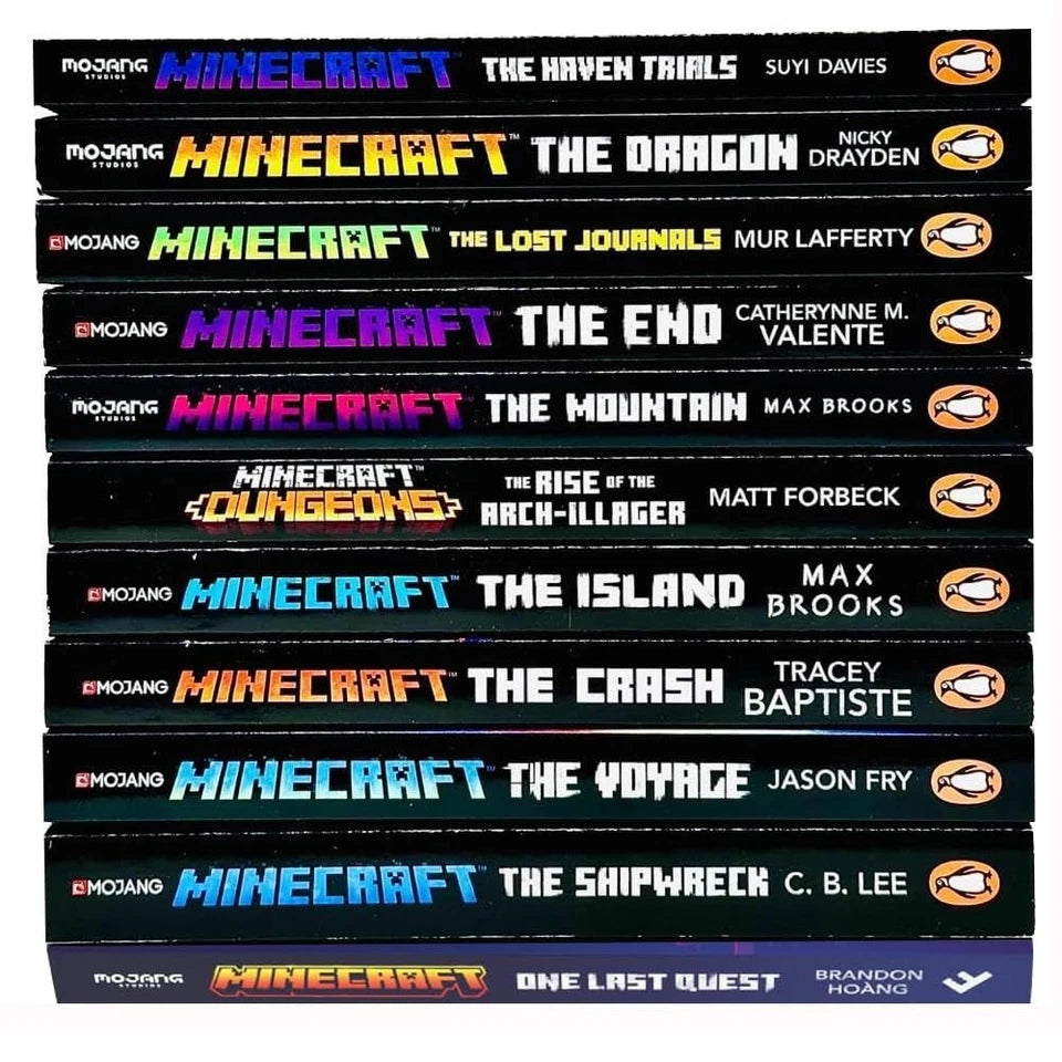Minecraft 11 Books Collection Set - Fiction - Paperback - Lets Buy Books