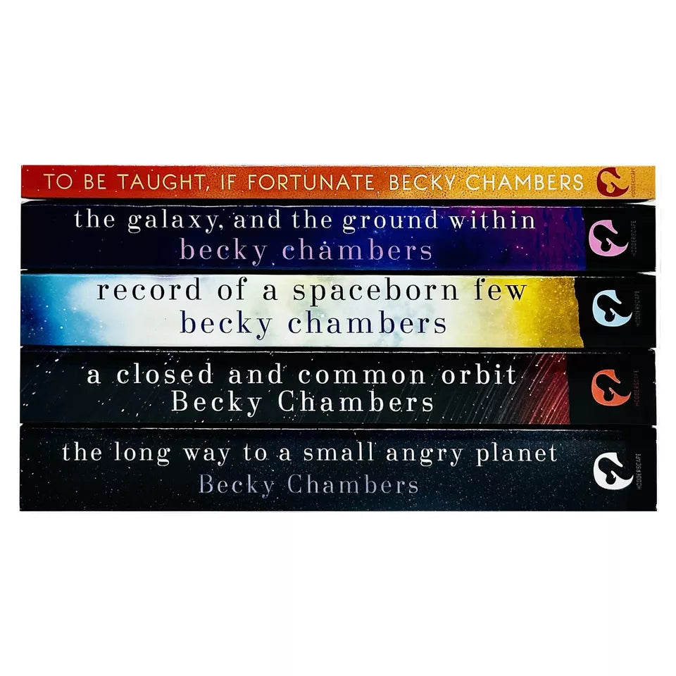 Wayfarers Series by Becky Chambers 5 Books Collection Set (The Long Way to a Small, Angry Planet, A Closed and Common Orbit, Record of a Spaceborn Few, The Galaxy, and the Ground Within & 1 More) - Lets Buy Books