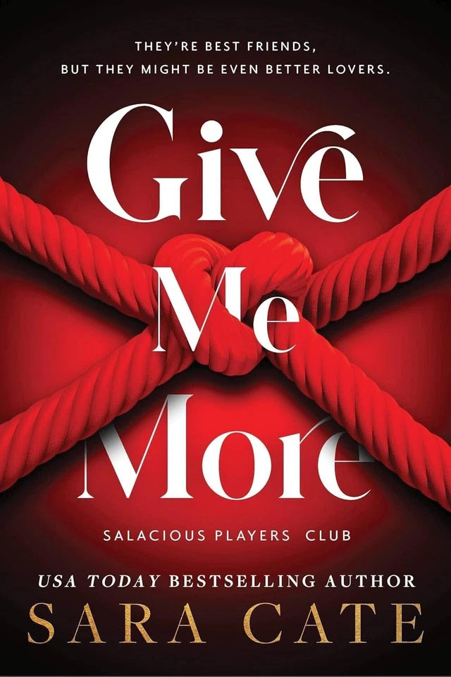 Sara Cate Salacious Players' Club romance collection - Give Me More and Mercy paperback covers