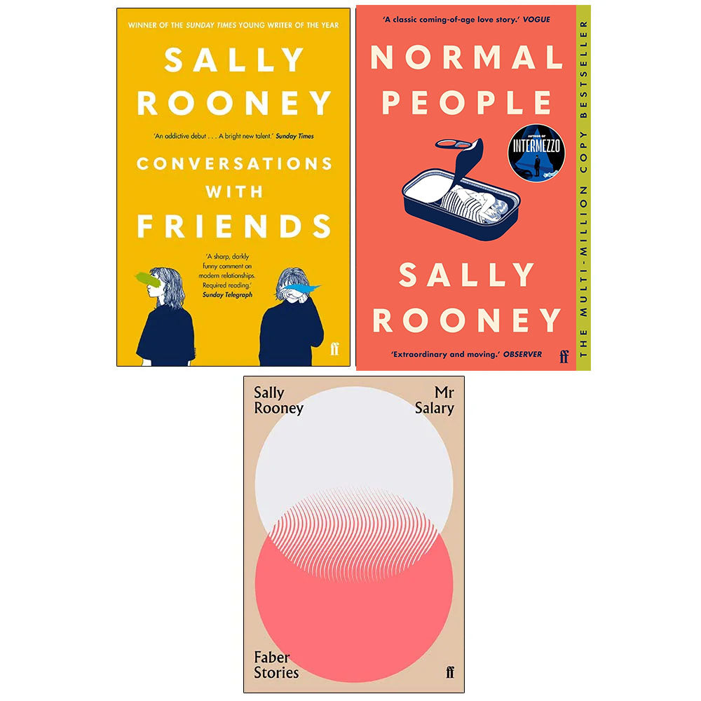 Sally Rooney 3 Books Collection Set - Normal People, Conversations with Friends, Mr Salary - Paperback Fiction