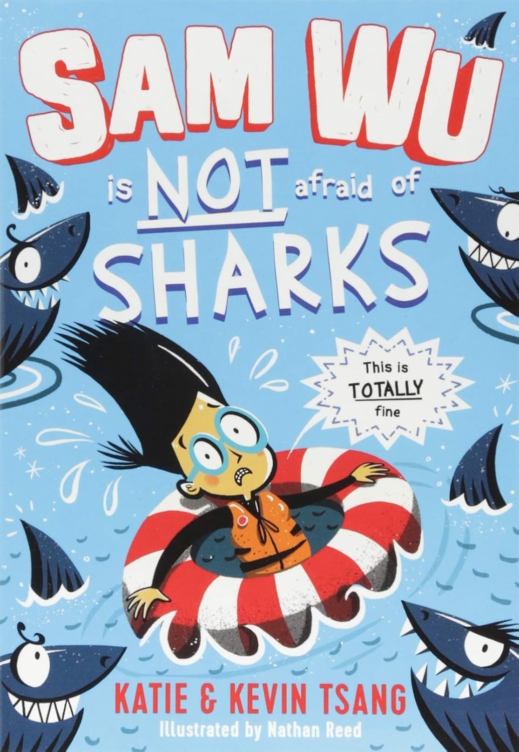 Sam Wu Is Not Afraid 5 book paperback set by Katie Tsang and Kevin Tsang for ages 7-9