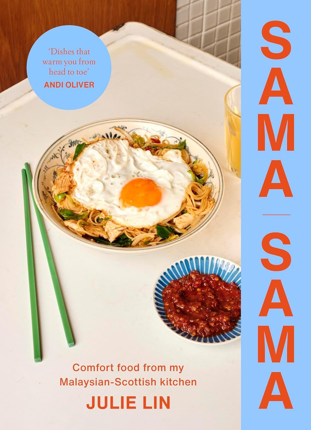 Back covers of Sama Sama, Slim 800 Hot Air Fryer and Complete Healthy Air Fryer Cookbook 3 book collection set