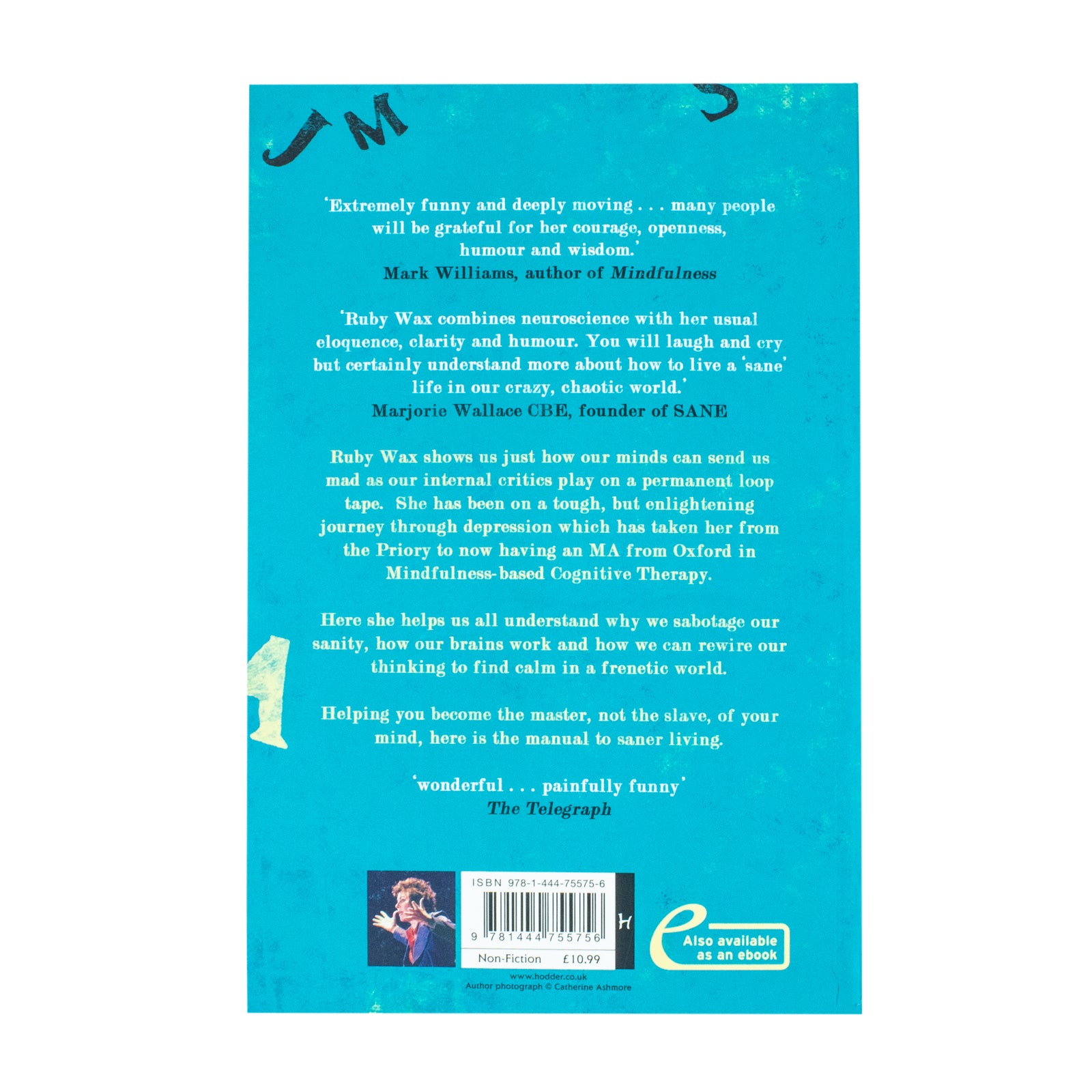 Sane New World: Taming the Mind by Ruby Wax - New Paperback mindfulness and mental health self-help book