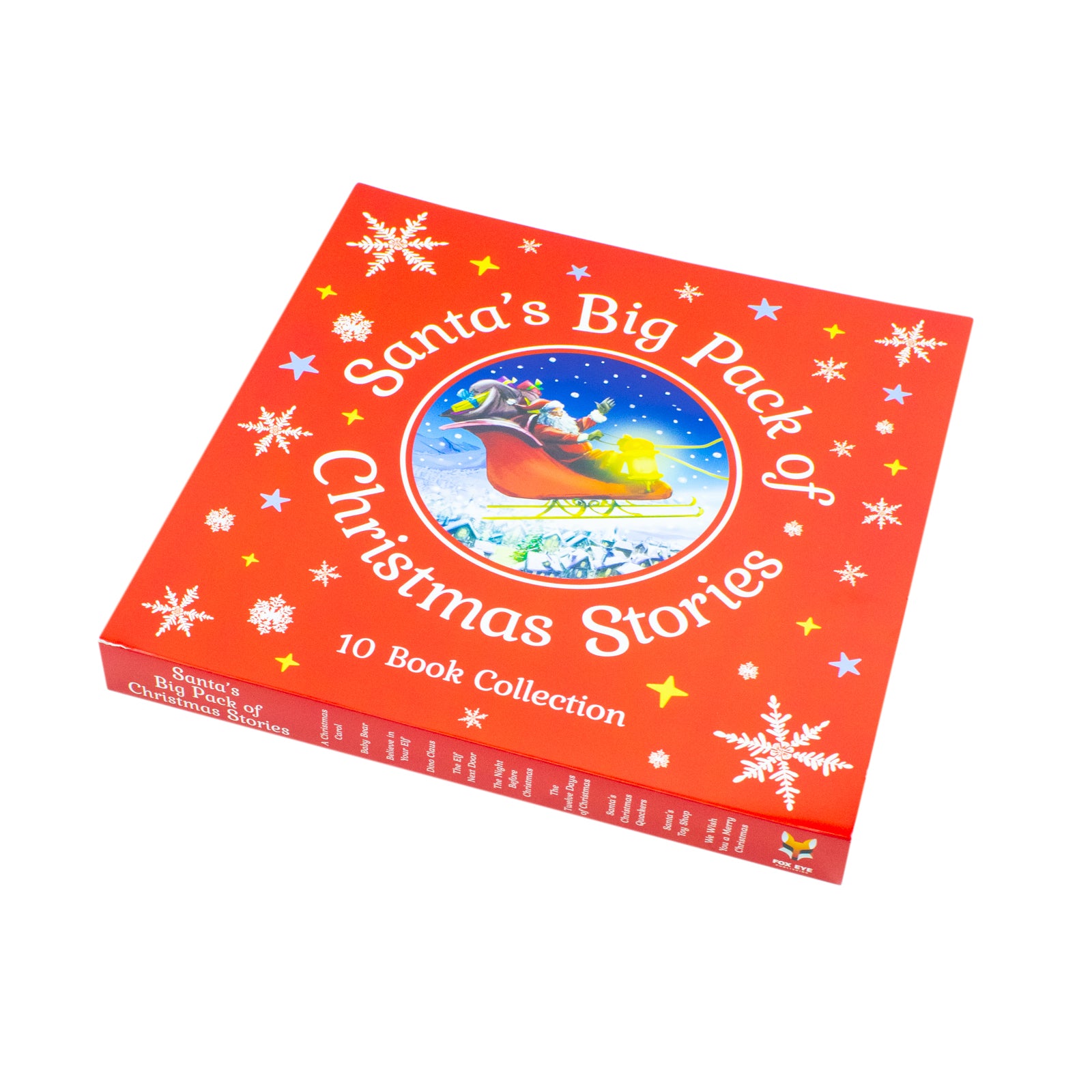 Santa's Big Pack of Christmas Stories 10 Book Collection Set cover - Paperback Christmas storybooks for ages 3-5