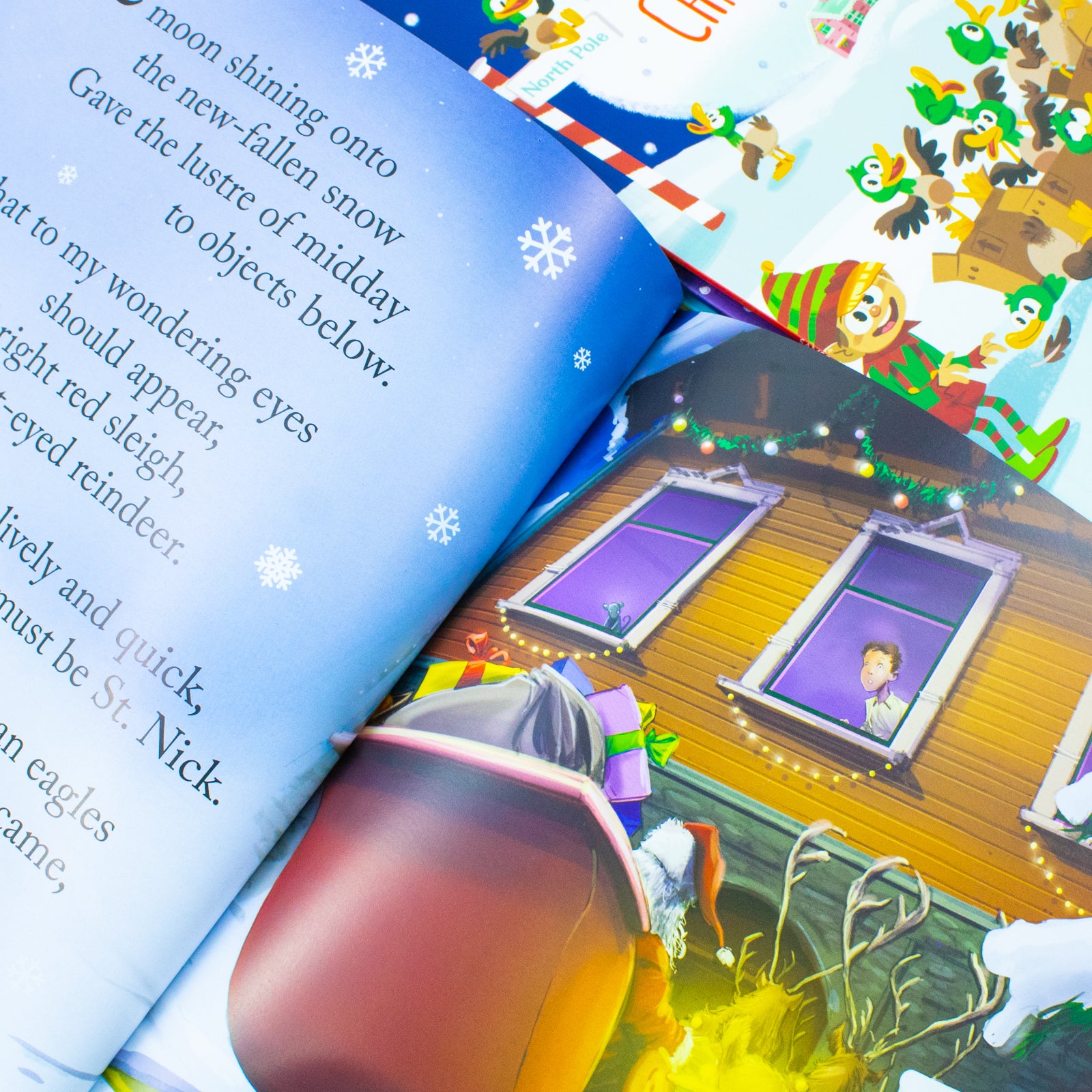 Santa's Big Pack of Christmas Stories 10 Book Collection Set - We Wish You a Merry Christmas paperback book