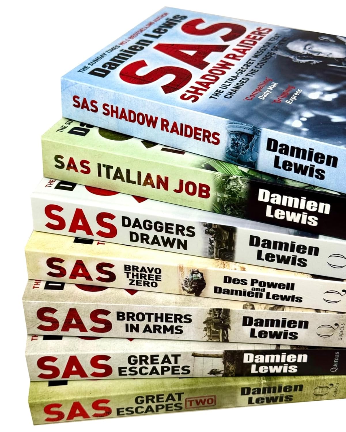 SAS Daggers Drawn paperback book by Damien Lewis, part of SAS series collection