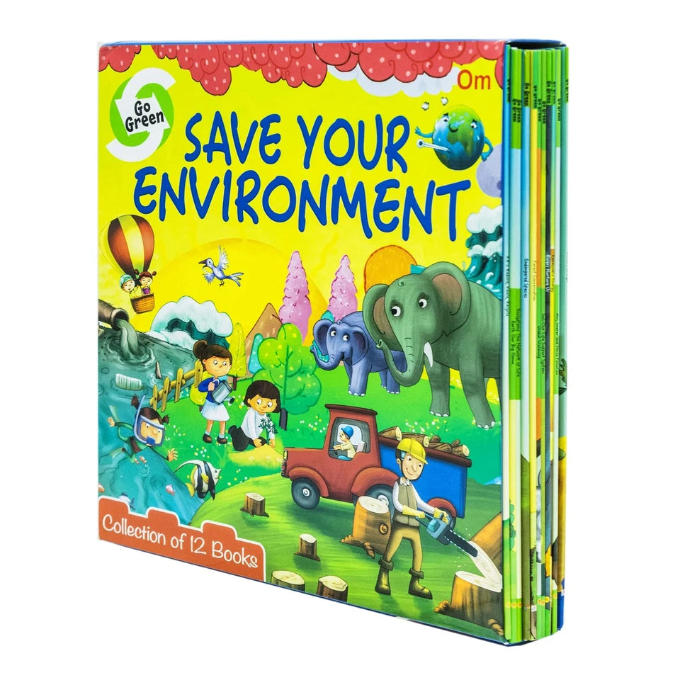 Save Your Environment 12 Books Collection Set - Climate Change & Waste Management - Ages 4-8 Paperback