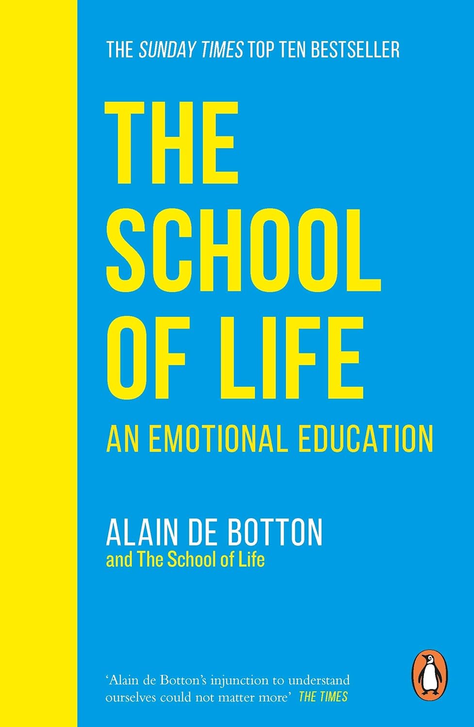 The School of Life: An Emotional Education by Alain de Botton paperback book cover, part of 2 book set
